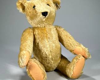 Steiff Mohair Bear | Made in West Germany, with Steiff tag on ear, articulating arms and legs. - h. 17 in
