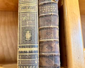 Literary /antique books Shakespeare & Burns