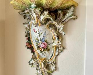 European Ceramic Wall Piece Large & Showy