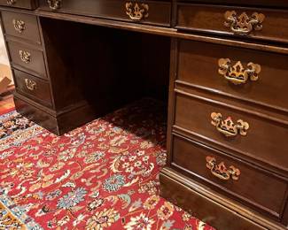 Executive Desk Leather Top