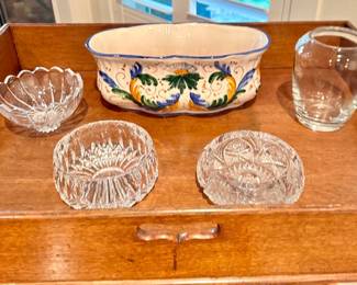 Crystal /  Plus Italian Ceramic Bowl large