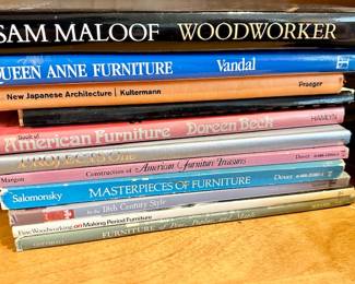 Books on Furniture Woodworking & there are CD disks on the same