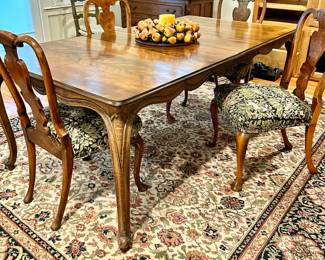 Karastan Carpets …Antique Table w/leaves