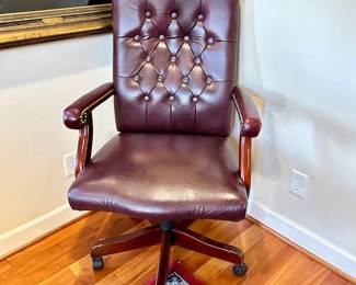 Vintage Leather Office Chair