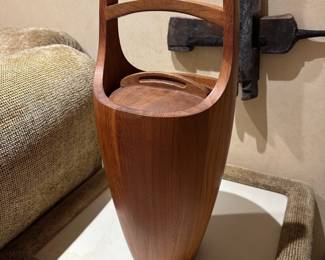 Vintage MCM Jens Quistgaard Dansk Teak Ice Bucket