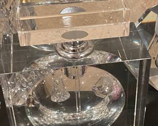 Tizo crystal square bubble perfume bottle