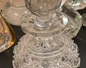 Antique ABP cut glass perfume bottle