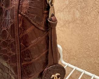 Alligator Skin Chanel Handbag
