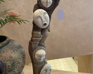 Intuit Totem sculpture by Kent Heindel 