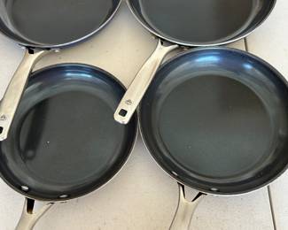 BLUE DIAMOND FRYING PANS.