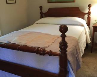 walnut cannon ball handmade by Elmer Clark