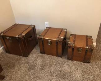 3 PIECE TRUNK SET