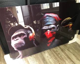 3 WISE MONKEYS ARTWORK