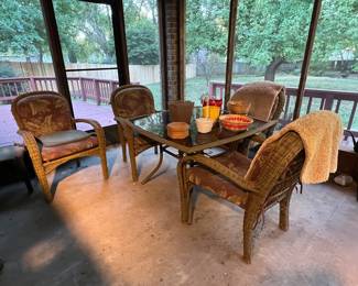Patio table and chairs