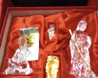 COMPLETE SET OF WATERFORD NATIVITY SET
