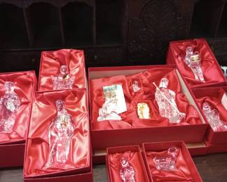 COMPLETE SET OF WATERFORD NATIVITY SET