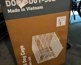METAL DOG CAGE NEW