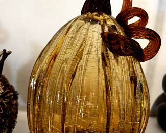 GLASS PUMPKINS