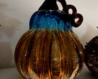 GLASS PUMPKINS
