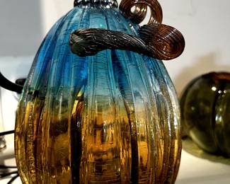 GLASS PUMPKINS