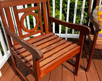 TEAK OUTDOOR CHAIR