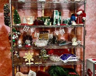 MORE HOLIDAY ITEMS! AND MANY STAINLESS SHELVES