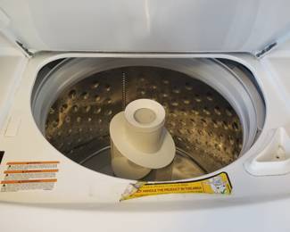 GE combo washer/dryer with stainless steel drum