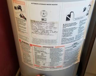 40-gallon natural gas hot water heater