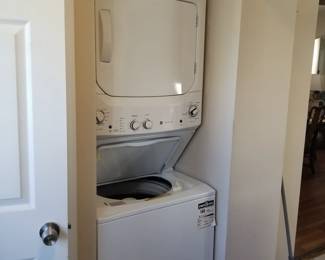 GE combo washer/dryer with stainless steel drum