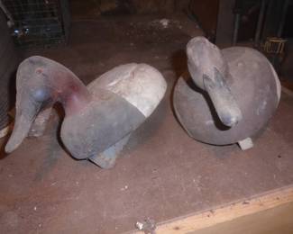 Wooden decoys