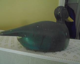 wooden duck decoy