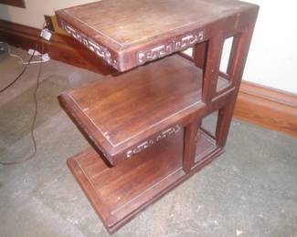 Tier end table one of two