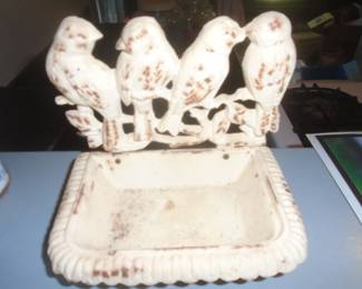 cast iron soap dish
