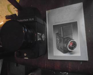 Rolleiflex camera with extras and case