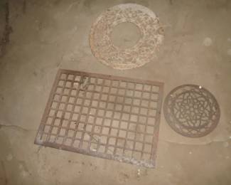 cast iron floor grates