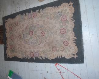 hand wolven rug