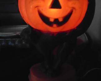 Halloween lighted blow mold