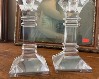 pair of Waterford candlesticks