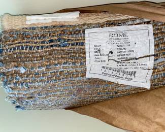 Home Decorator's Denim Jute rug, 5'x8', made in India