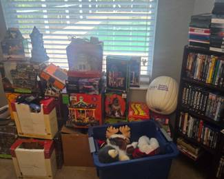 Lemax halloween and christmas village pieces