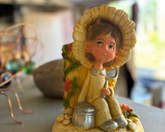 Vintage chalk ware figurine
