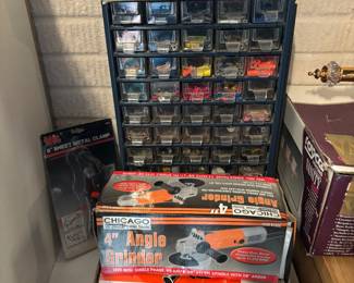 Angle grinders, organizers