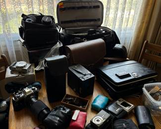 Vintage to somewhat newer cameras
