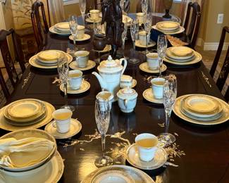 Beautiful china and tea set
