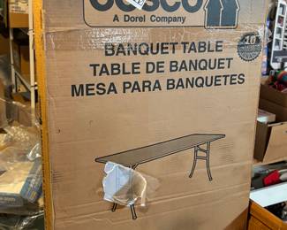Brand new banquet tables
