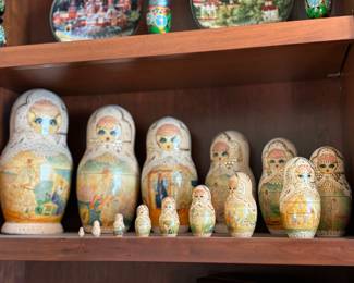 Hand painted Russian nesting dolls