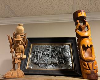 Vintage folk art figure