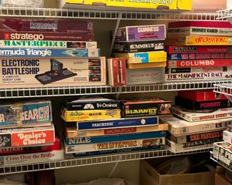 Vintage board games