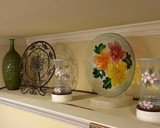 Vases, plates, home decor
