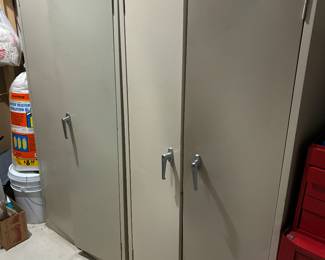 Metal storage cabinets